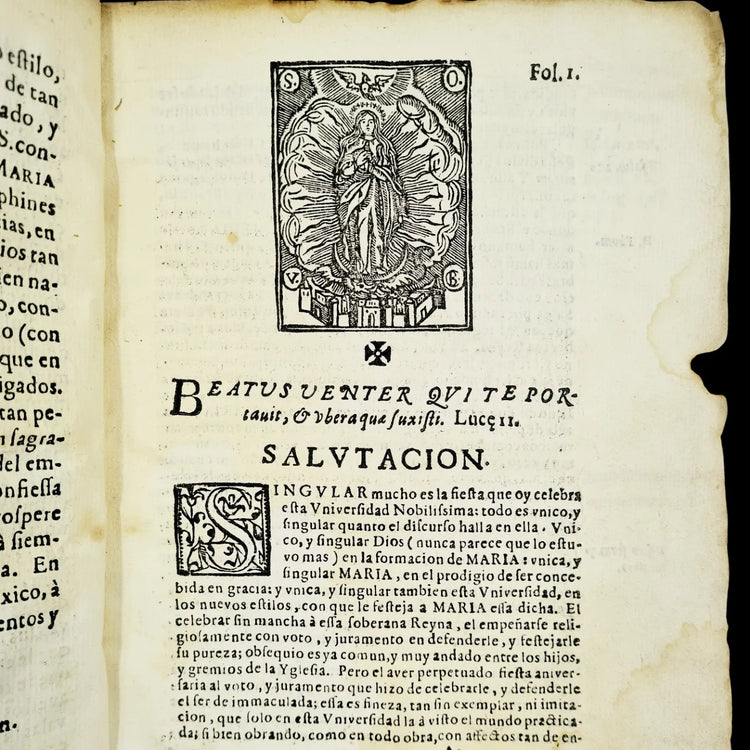 Paula de Benavides, Oracion evangelica con que la doctissima real universidad de Mexico, 1655.
