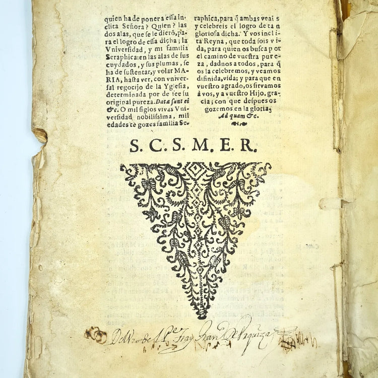 Paula de Benavides, Oracion evangelica con que la doctissima real universidad de Mexico, 1655.