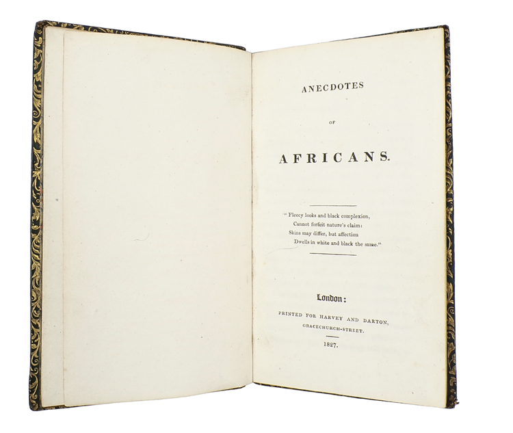 Abolitionist rarity by “A Lover of Africa”