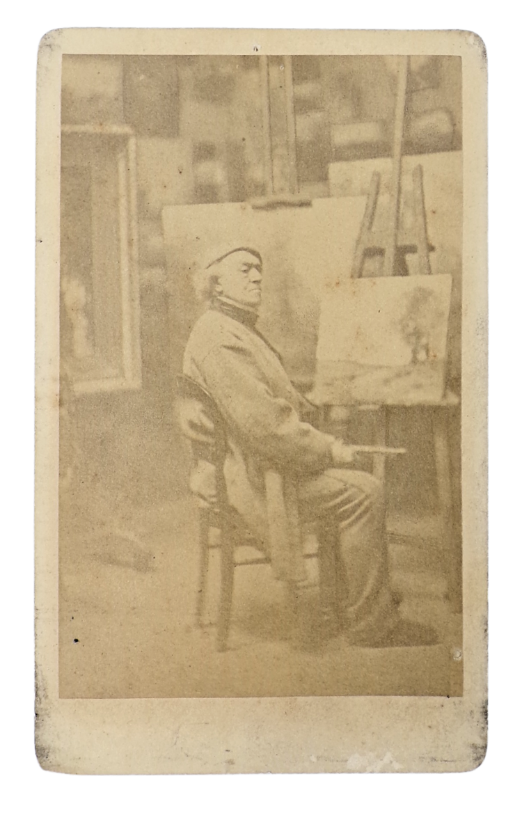 Chastanier, Portrait of Corot, 1872-1873.