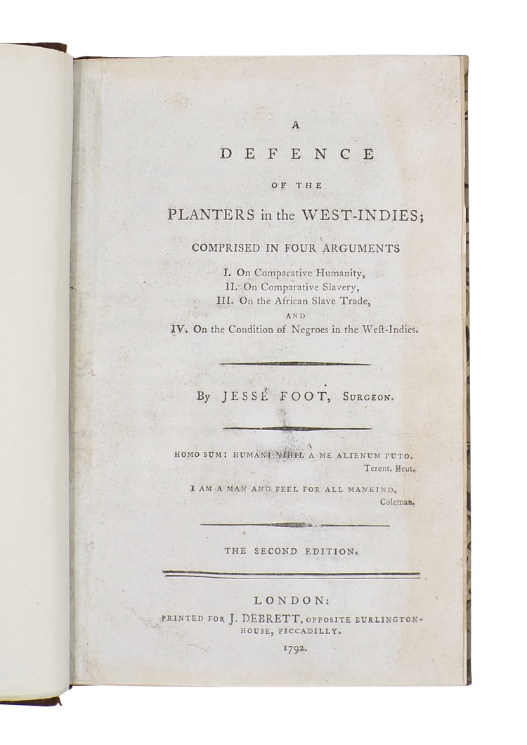 A surgeon defends slavery