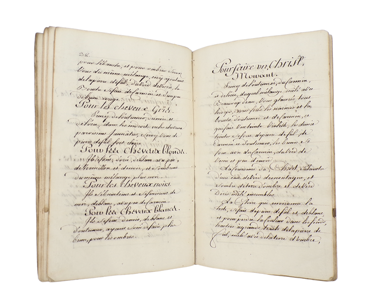 Manuscript painting manual