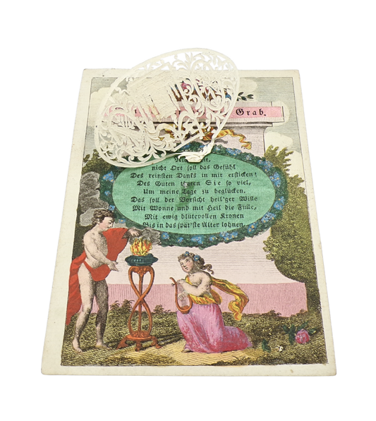 Paper lace and printed silk: collection of fine and charming luxury cards