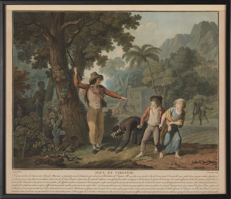 Descourtis, Paul et Virginie, 1795-1797.