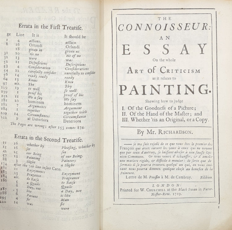 Richardson, Two Discourses, 1719.