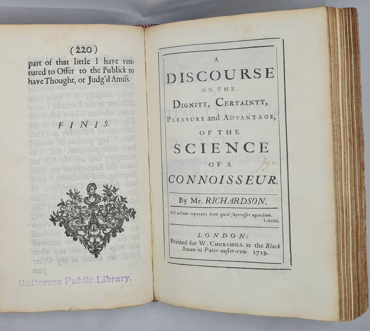 Richardson, Two Discourses, 1719.