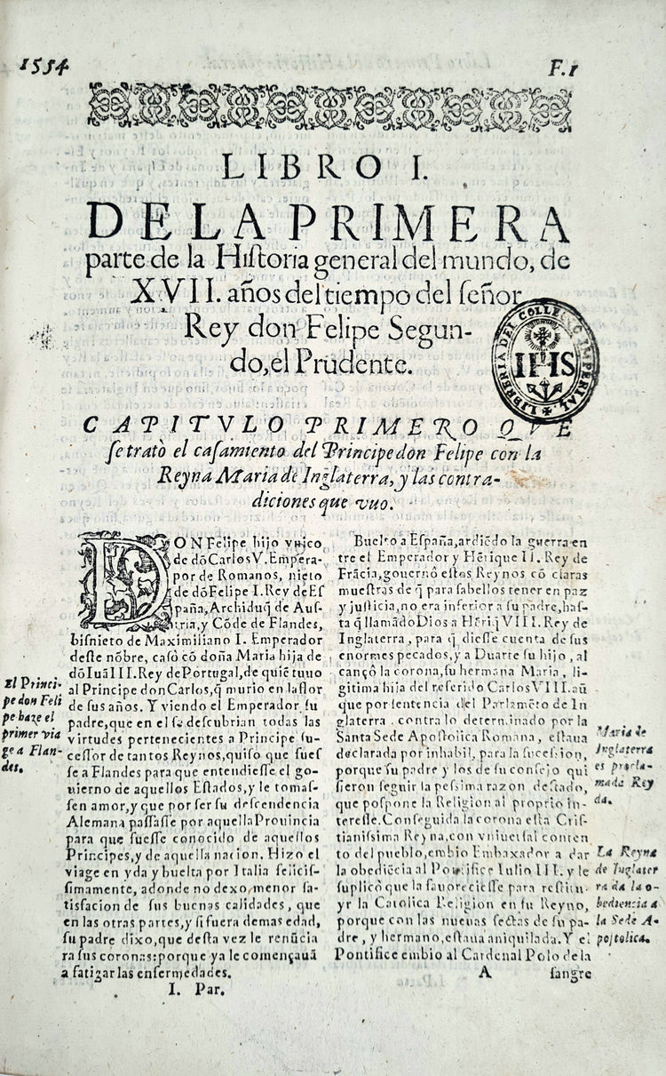 Herrera, Historia general del Mundo, 1606-1612.