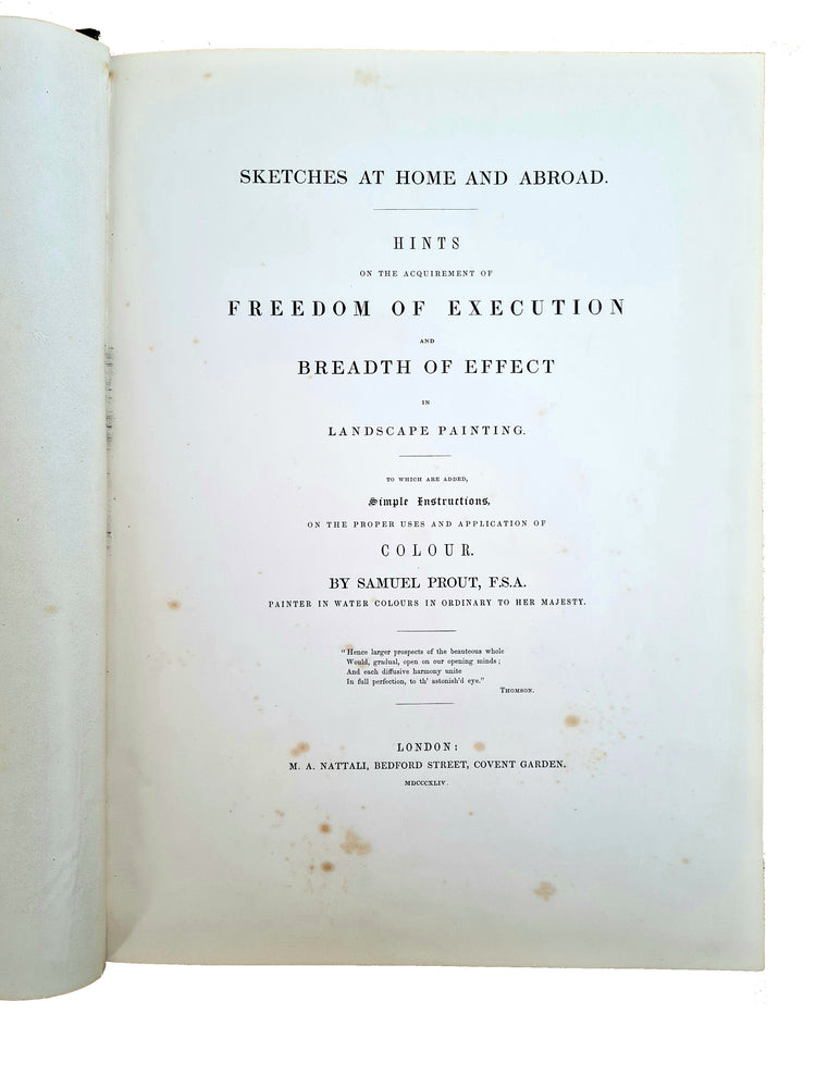 Prout, Sketches at Home and Abroad, 1844.