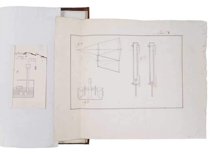 American manuscript for the first Spanish technical steam engine treatise, with technical drawings