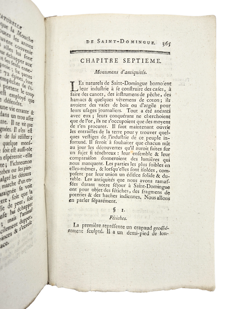 An early scientific survey of Saint-Domingue, with important observations on Taíno and Creole culture