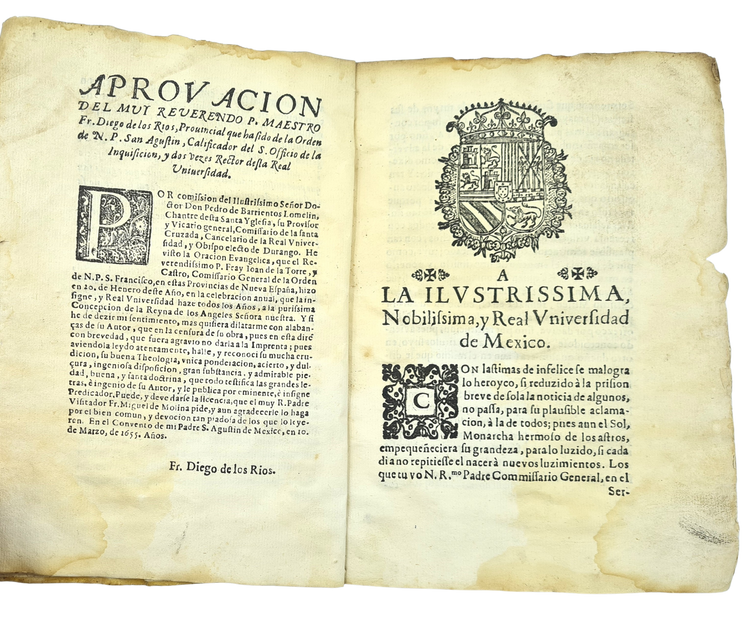 Paula de Benavides, Oracion evangelica con que la doctissima real universidad de Mexico, 1655.