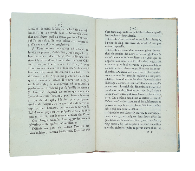 Grégoire, Mémoire en faveur des gens de couleur ou sang-mêlés de St.-Domingue, & des autres Isles françoises de l'Amérique, 1789.