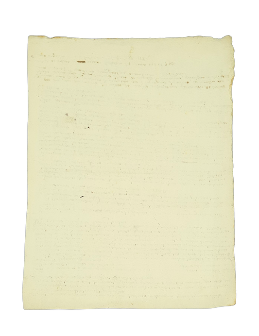 Abbé Raynal, Autograph manuscript on Central American colonial history, [after 1777].
