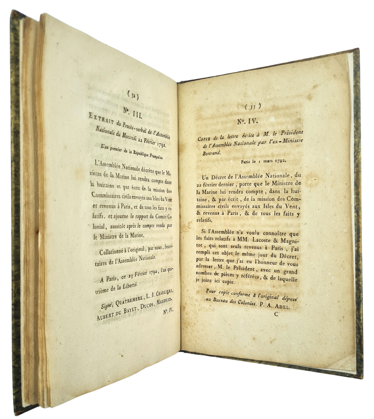 Jean de Lacoste, Mémoire pour le citoyen Lacoste, 1792.