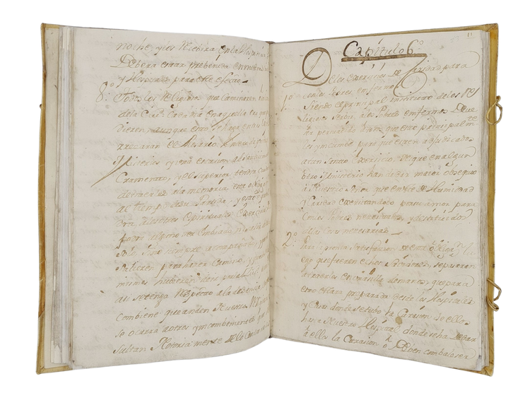Bethlehemites manuscript, Lima 1746.