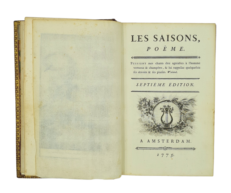 Saint-Lambert, Les Saisons [incl. Ziméo], 1775.