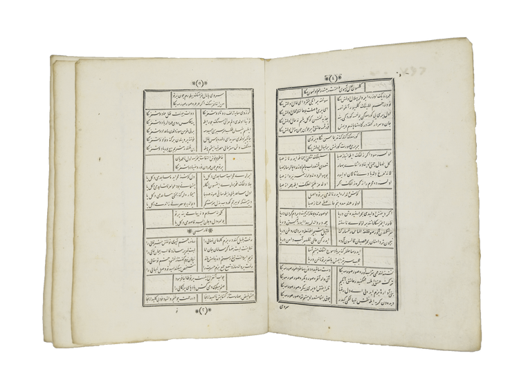 Text, pages 4–5 of Muvakkitzade Pertev’s Dīwān.