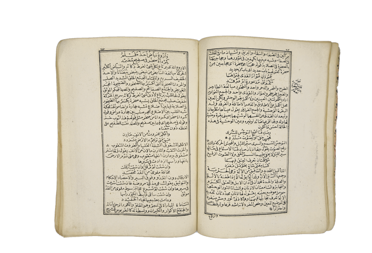 Further text and marginal commentary of al-Zawzanī’s commentary on the seven Muʿallaqāt.