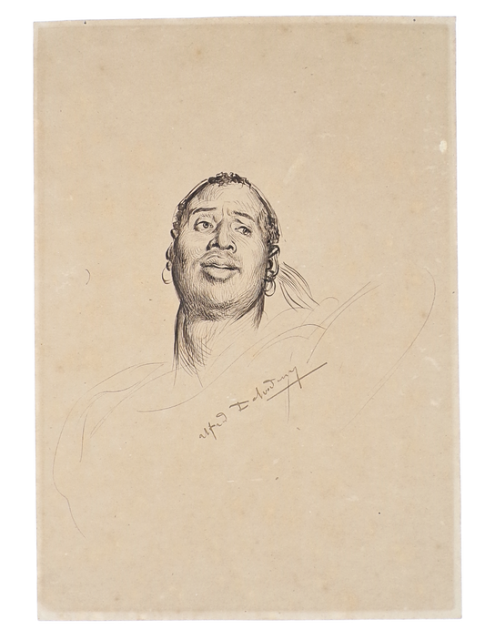 Study of a Man’s Face, in Morocco