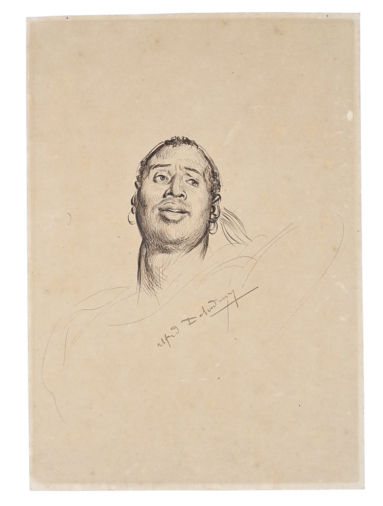 Study of a Man’s Face, in Morocco