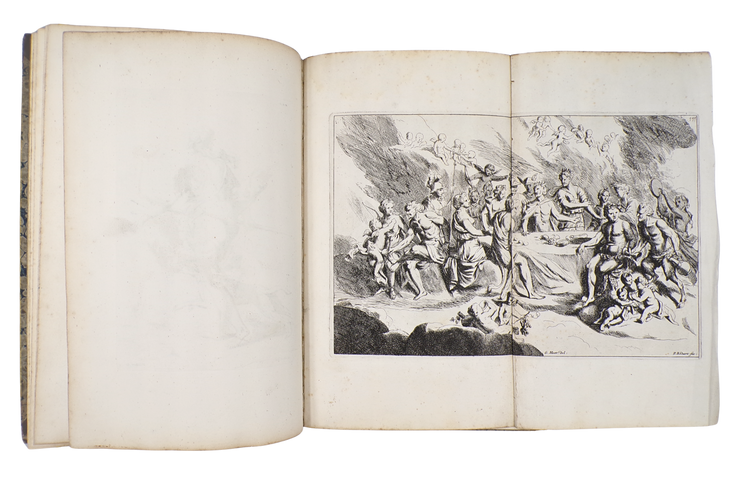 A rare Dutch drawing manual with 111 etched studies of the human figure