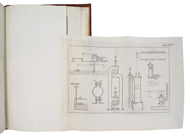 American manuscript for the first Spanish technical steam engine treatise, with technical drawings