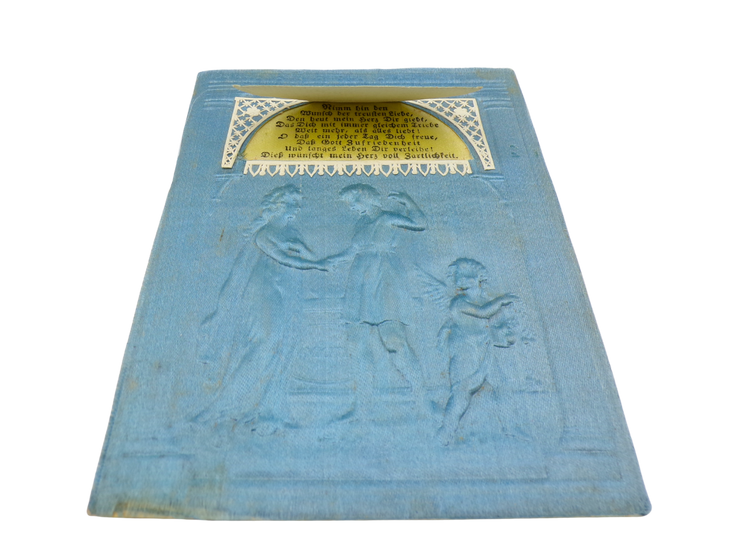 Paper lace and printed silk: collection of fine and charming luxury cards