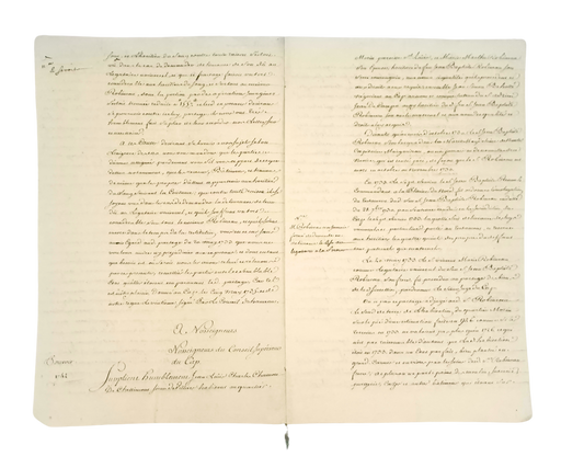 The Robineau succession: a difficult estate settlement of a planter in Saint-Domingue.