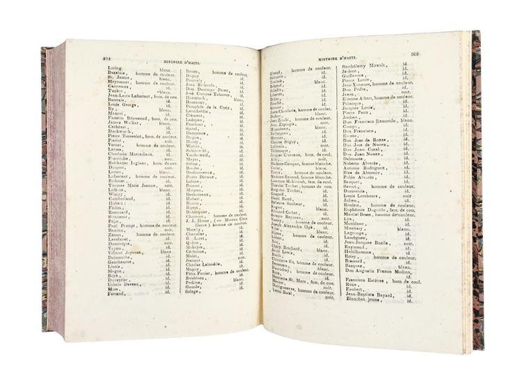 Presentation copy of the first complete history of Haiti, by a Haitian and published in Haiti by a man of colour