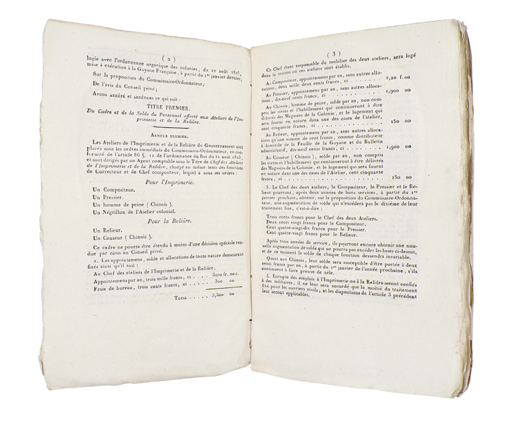 Printed by a young Black man in French Guyana