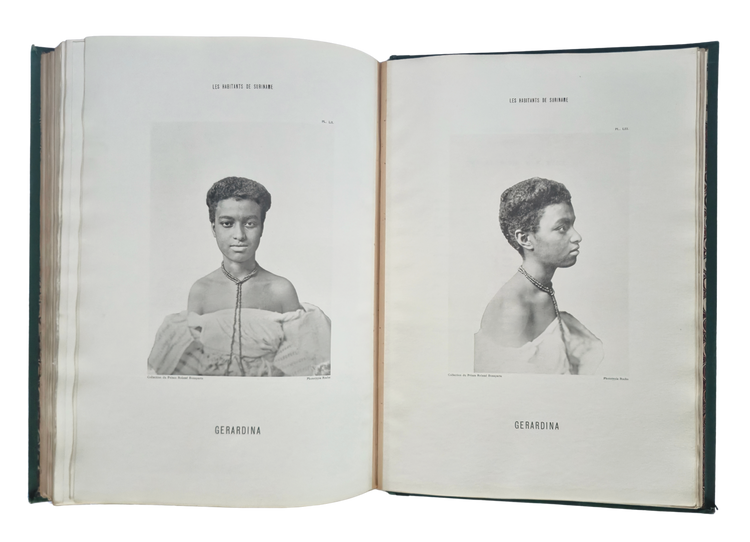 The visual splendour of an unequal encounter; author Prince Roland Bonaparte’s copy?