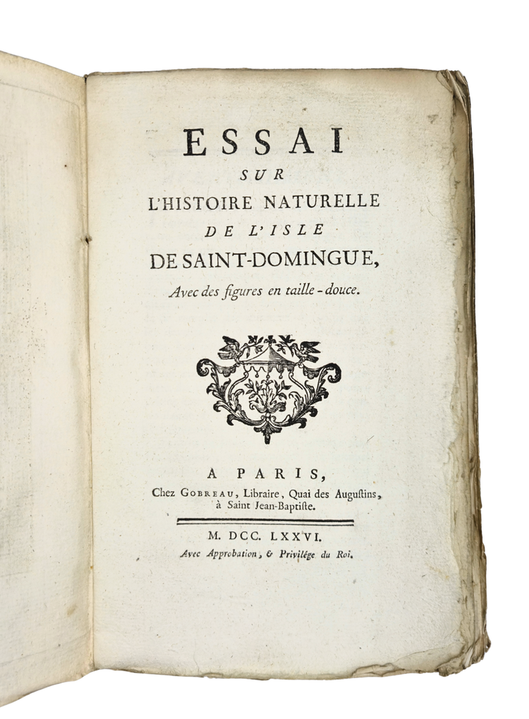 An early scientific survey of Saint-Domingue, with important observations on Taíno and Creole culture