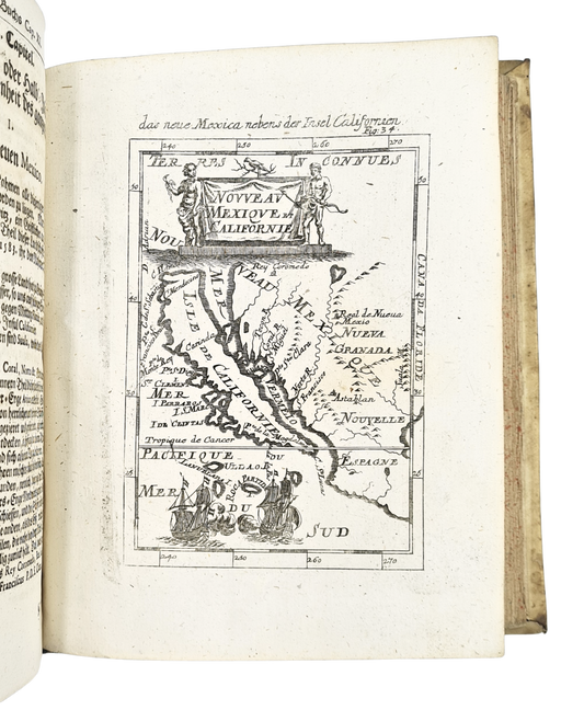 Mallet, Beschreibung des gantzen Welt-Kreises, 1719.