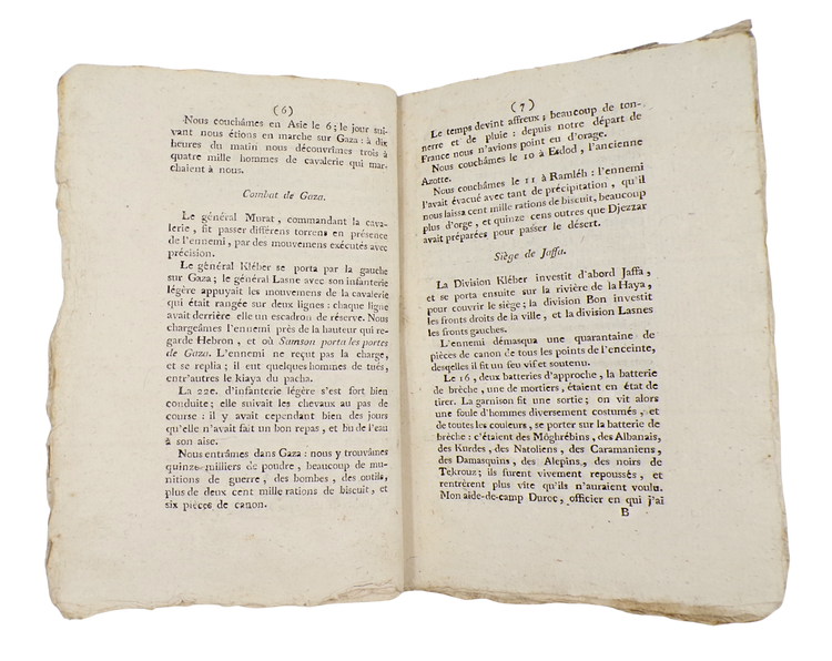 Printed in Alexandria: Napoleon's battle reports from Gaza and Israel