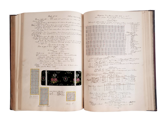 A monumental Lyon silk-weaving manuscript from the Brosset-Heckel manufacturing house