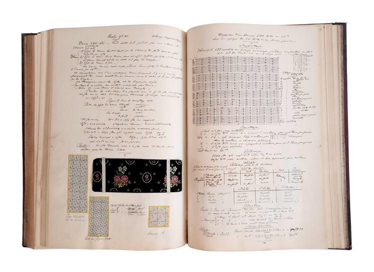 A monumental Lyon silk-weaving manuscript from the Brosset-Heckel manufacturing house