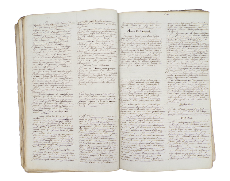 Official manuscript review of the Battle of the Saintes, with the accounts of De Grasse and others