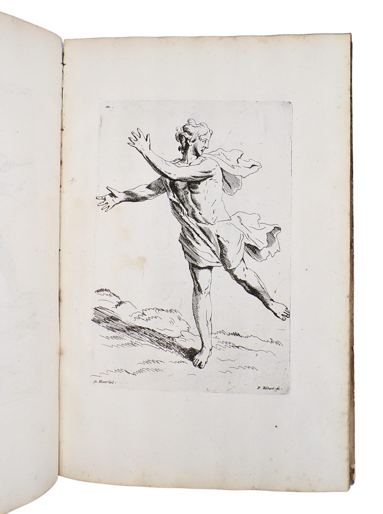 A rare Dutch drawing manual with 111 etched studies of the human figure