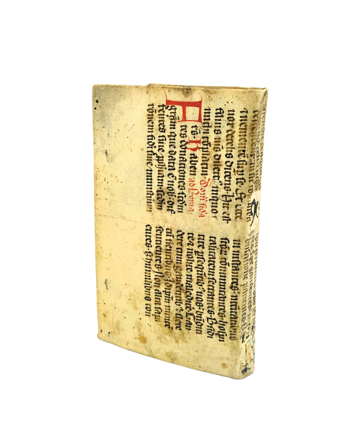 An expanded edition of Bosse’s etching and engraving manual, bound in a medieval leaf