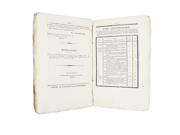 Printed by a young Black man in French Guyana