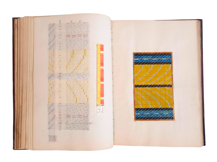 A monumental Lyon silk-weaving manuscript from the Brosset-Heckel manufacturing house