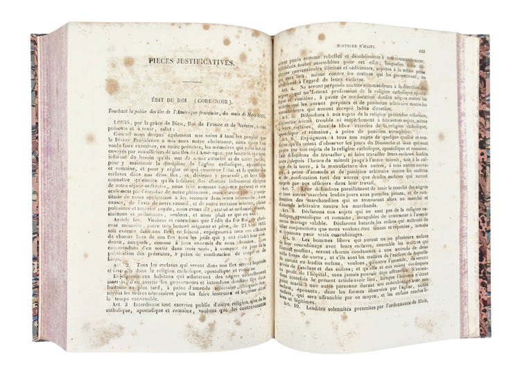 Presentation copy of the first complete history of Haiti, by a Haitian and published in Haiti by a man of colour