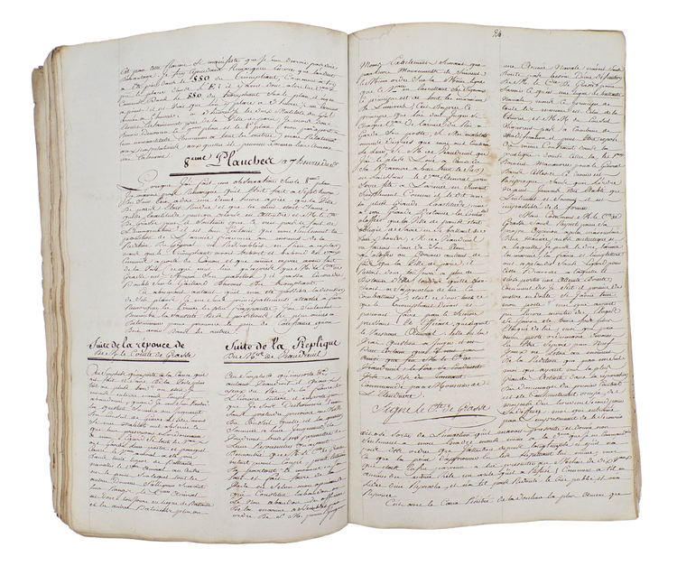 Official manuscript review of the Battle of the Saintes, with the accounts of De Grasse and others