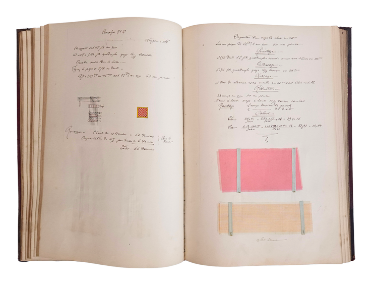 A monumental Lyon silk-weaving manuscript from the Brosset-Heckel manufacturing house