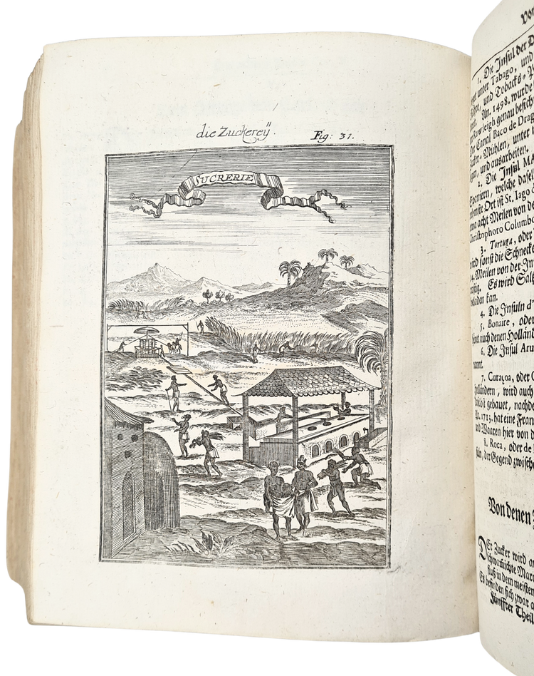 Mallet, Beschreibung des gantzen Welt-Kreises, 1719.