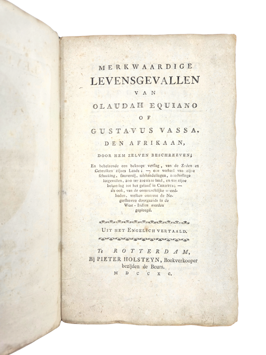 Very rare first translation of “the most impressive autobiography written by a native of Africa”
