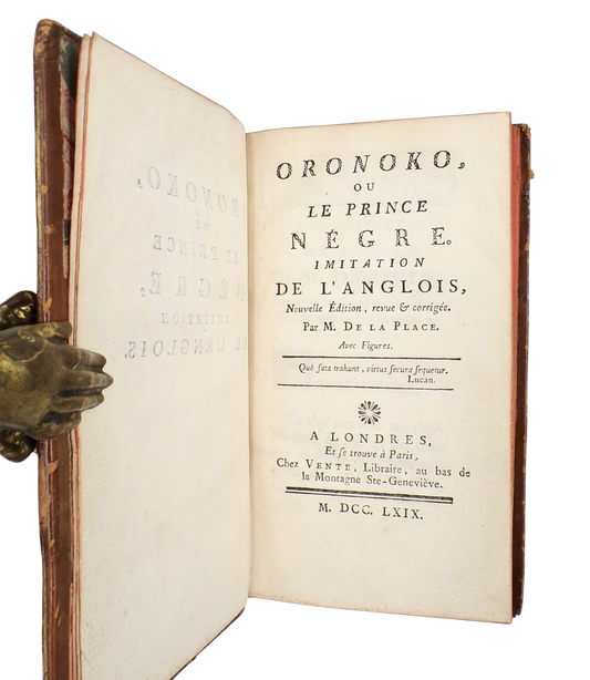 First illustrated edition of Aphra Behn’s Oroonoko, expanded with a new tale of the African heroine Imoinda