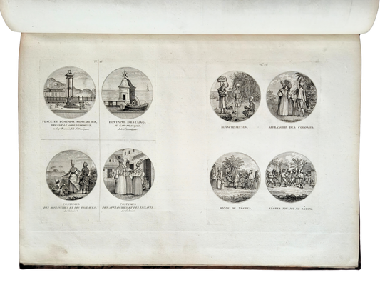 Magnificent atlas of Saint-Domingue just before the Haitian Revolution - with the scarce 1796 map