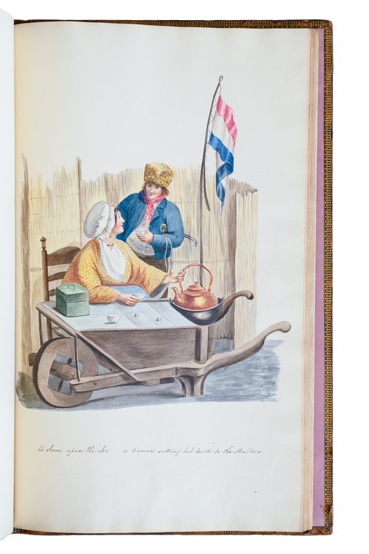 Making the nation: an exceptional album of drawings of Dutch women in regional costume