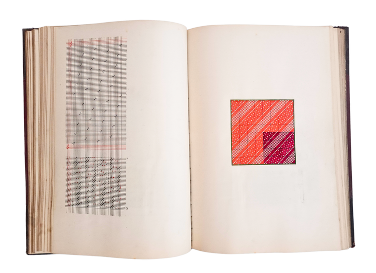 A monumental Lyon silk-weaving manuscript from the Brosset-Heckel manufacturing house